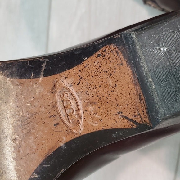 Tod's Womens Leather Y2K Pointed Toe Heels Shoes 39/8 - Picture 12 of 14